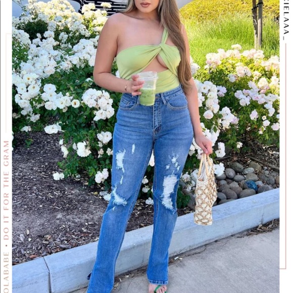 One Shoulder Body Suit - Picture 5 of 7